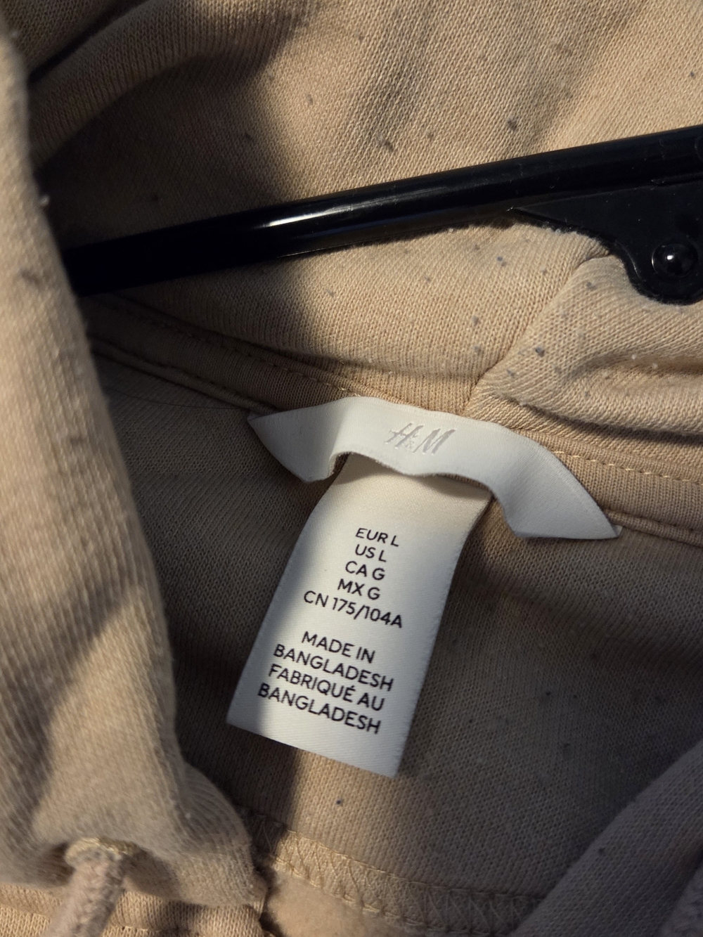 H&M Beige Hooded Jacket